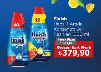 Finish Hepsi 1 Arada Konsantre Jel Çeşitleri 1000 Ml