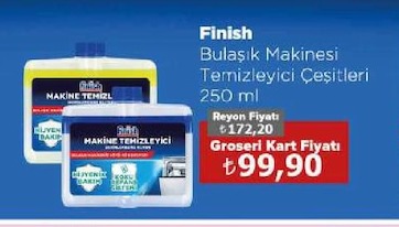Finish Bulaşık Makinesi Temizleyici Çeşitleri 250 Ml
