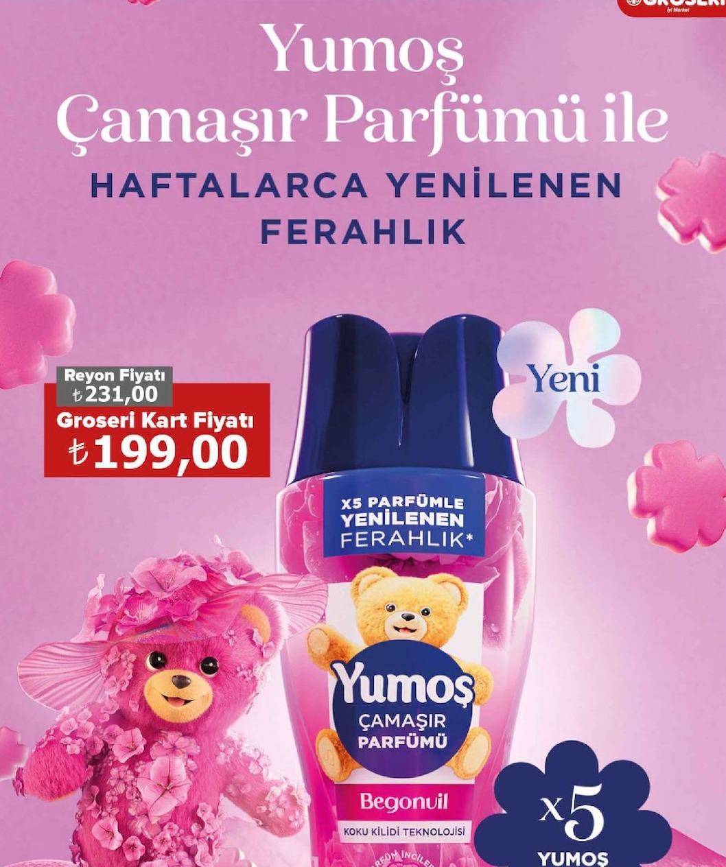 Yumoş Çamaşır Parfümü