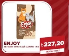 Enjoy Yetişkin Kuru Kedi Maması 1 Kg