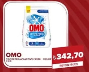 Omo Toz Deterjan Active Fresh - Color 3 Kg