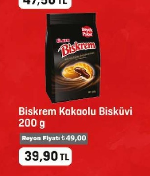 Biskrem Kakaolu Biskuvi 200G