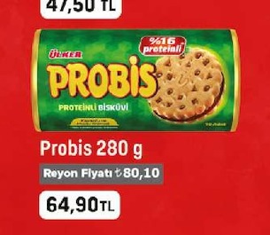 Ülker Probis Proteinli Bisküvi 280 G