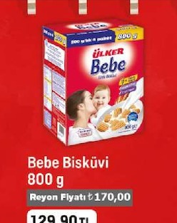 Ülker Bebe Bisküvi 800 G