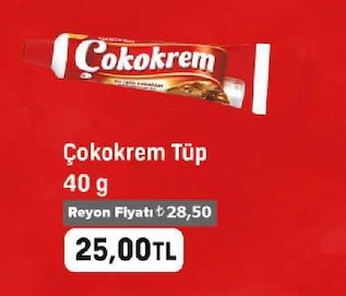 Çokokrem Tüp 40G