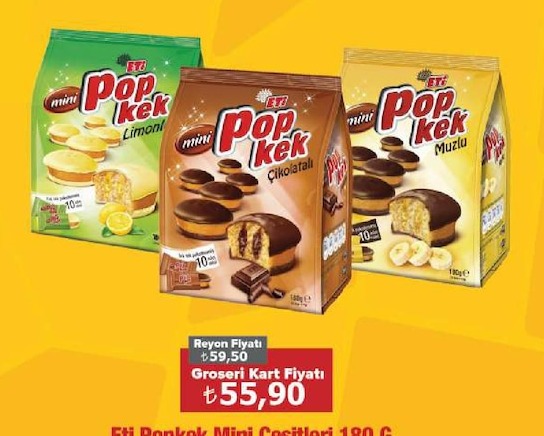 Eti Popkek Mini Çeşitleri 180 G