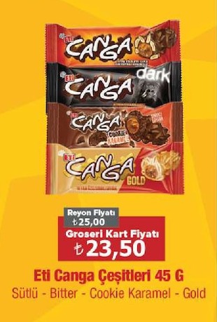 Eti Canga Çeşitleri 45 G