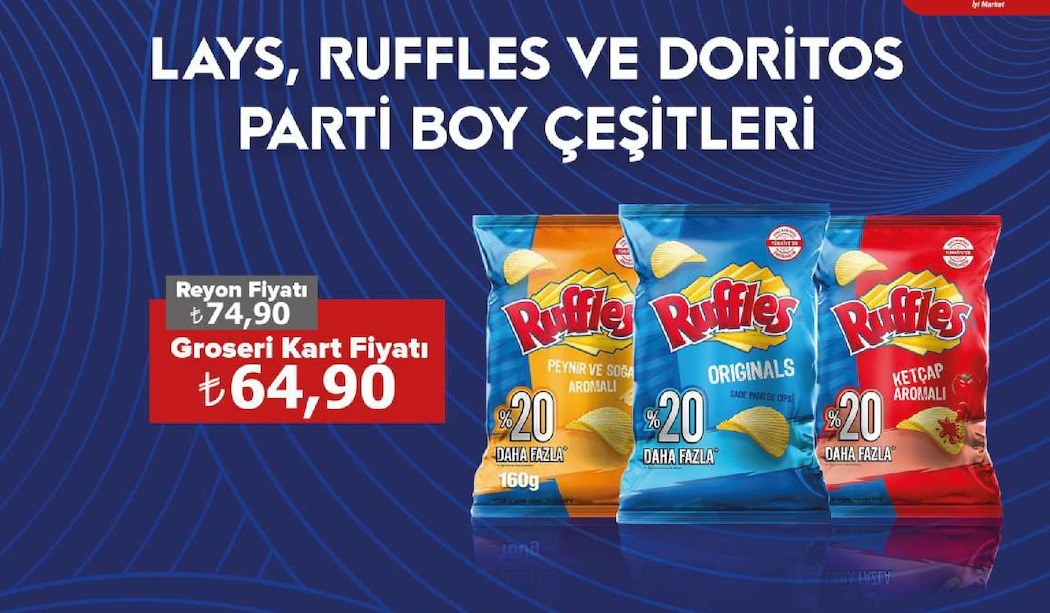 Ruffles Peynir Ve Sogan Aromali 160G