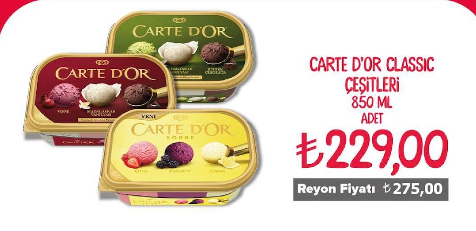 Carte D'Or Classic Çeşitleri 850 Ml