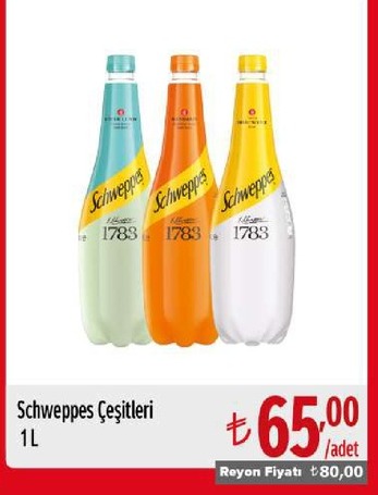 Schweppes Çeşitleri 1 L