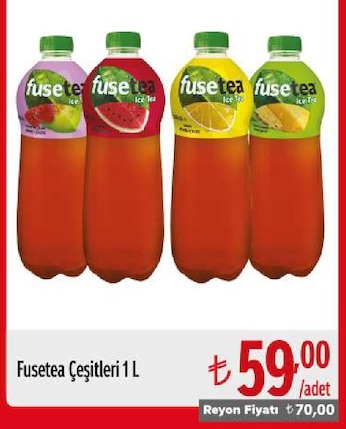 Fusetta Ice Tea Çeşitleri 1 Lt