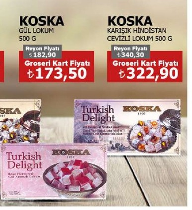 Koska Gül Lokum 500G