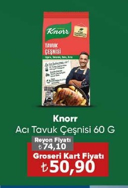 Knorr Acı Tavuk Çeşnisi 60 G