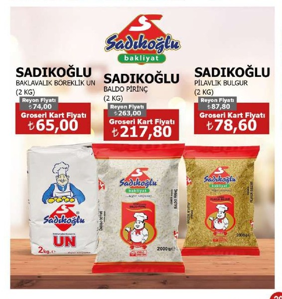 Sadıkoğlu Baldor Pirinç 2Kg