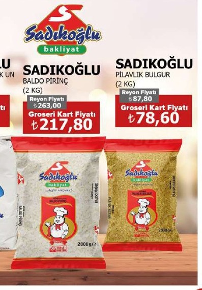 Sadıkoğlu Baldo Pirinç 2Kg