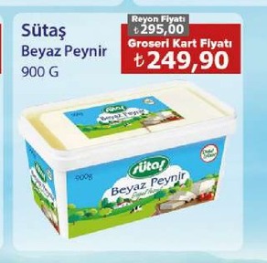 Sütaş Beyaz Peynir 900G