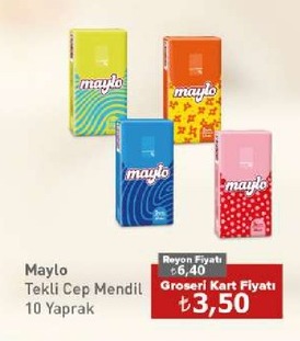 Maylo Tekli Cep Mendil 10 Yaprak