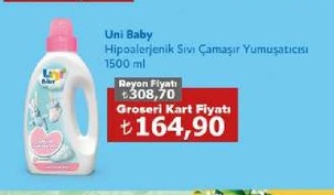 Uni Baby Sıvı Çamaşır Yumuşatıcısı 1500 Ml