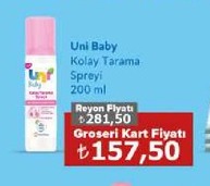 Uni Baby Kolay Tarama Spreyi 200 Ml