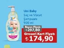 Uni Baby Saç Ve Vücut Şampuanı 900 Ml