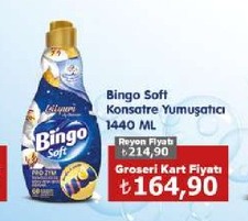 Bingo Soft Konsantre Yumuşatıcı 1440 Ml