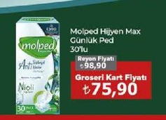 Molped Hijyen Max Günlük Ped 30'Lu