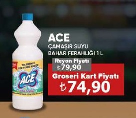 Ace Çamaşir Suyu Bahar Ferahliği 1L