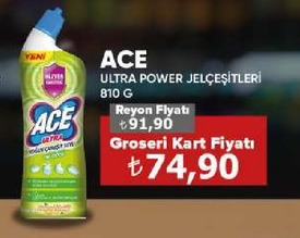 Ace Ultra Power Jel Çeşitleri 810G