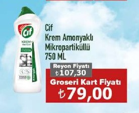 Cif Krem Amonyaklı Mikropartiküllü 750 Ml