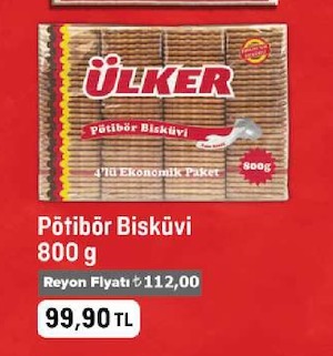 Ülker Pötibör Bisküvi 800G