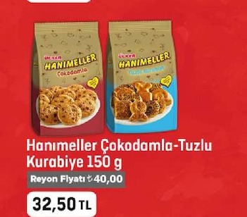 Ülker Hanımeller Çikodamla-Tuzlu Kurabiye 150G