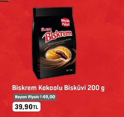 Ülker Biskrem Kakaolu Bisküvi 200 G
