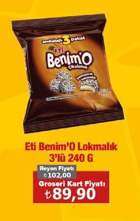 Eti Benim'O Lokmalık 3'Lü 240 G