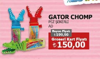 Gator Chomp Pez Şekerli Ad