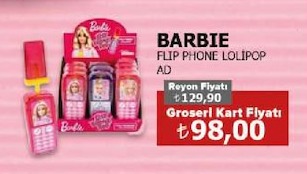 Barbie Flip Phone Lolipop Ad