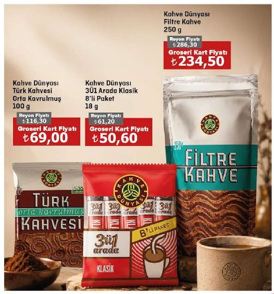 Kahve Dünyası Filtre Kahve 250G
