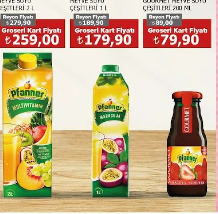Pfanner Multivitamin Meyve Suyu 2L