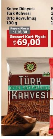 Kahve Dünyası Türk Kahvesi Orta Kavrulmuş 100G