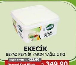 Ekecik Beyaz Peynir Yarim Yağli 2 Kg
