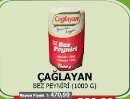 Çağlayan Bez Peyniri (1000 G)