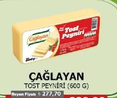 Çağlayan Tost Peyniri (600 G)