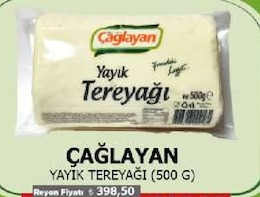 Çağlayan Yayik Tereyaği (500 G)