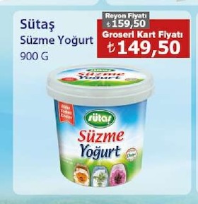 Sütaş Süzme Yoğurt 900 G