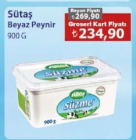 Sütaş Beyaz Peynir 900 G