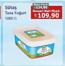 Sütaş Tava Yoğurt 1000 G