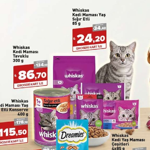 Whiskas Kedi Maması Tavuklu Yaş Mama 300G