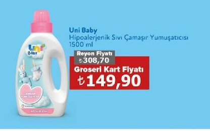 Uni Baby Hipoalerjenik Sıvı Çamaşır Yumuşatıcısı 1500 Ml