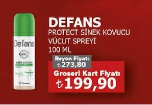 Defans Protect Sinek Kovucu Vücut Spreyi 100 Ml