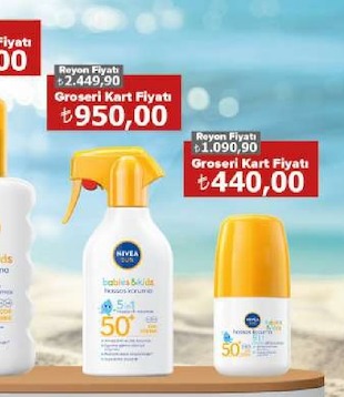 Nivea Sun Bebek Ve Cocuklar Icin Sprey 50+ Faktör 200Ml