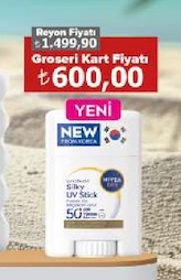 Nivea Silky Uv Stick Spf 50